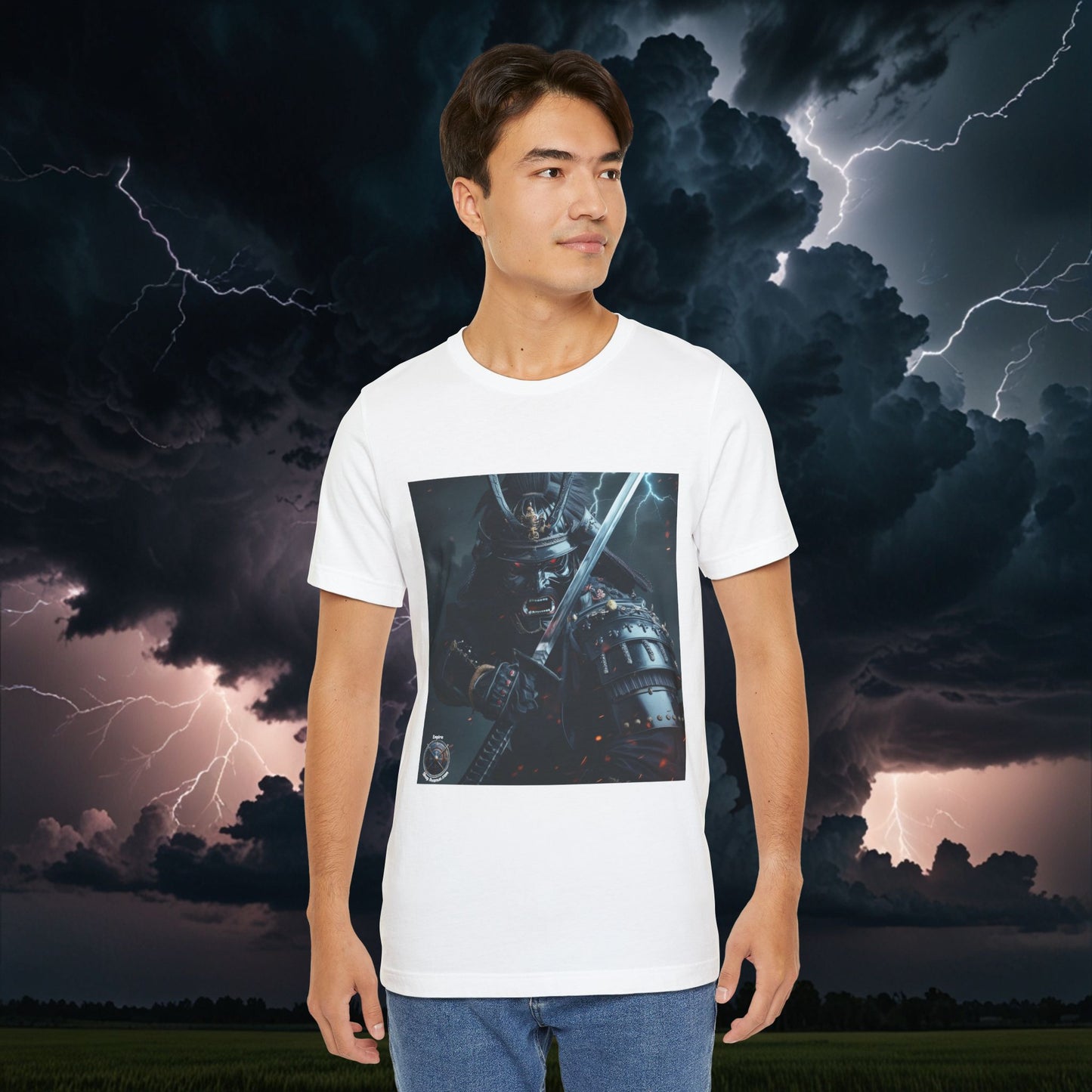 BLACK SAMURAI THUNDER Unisex Jersey Short Sleeve Tee