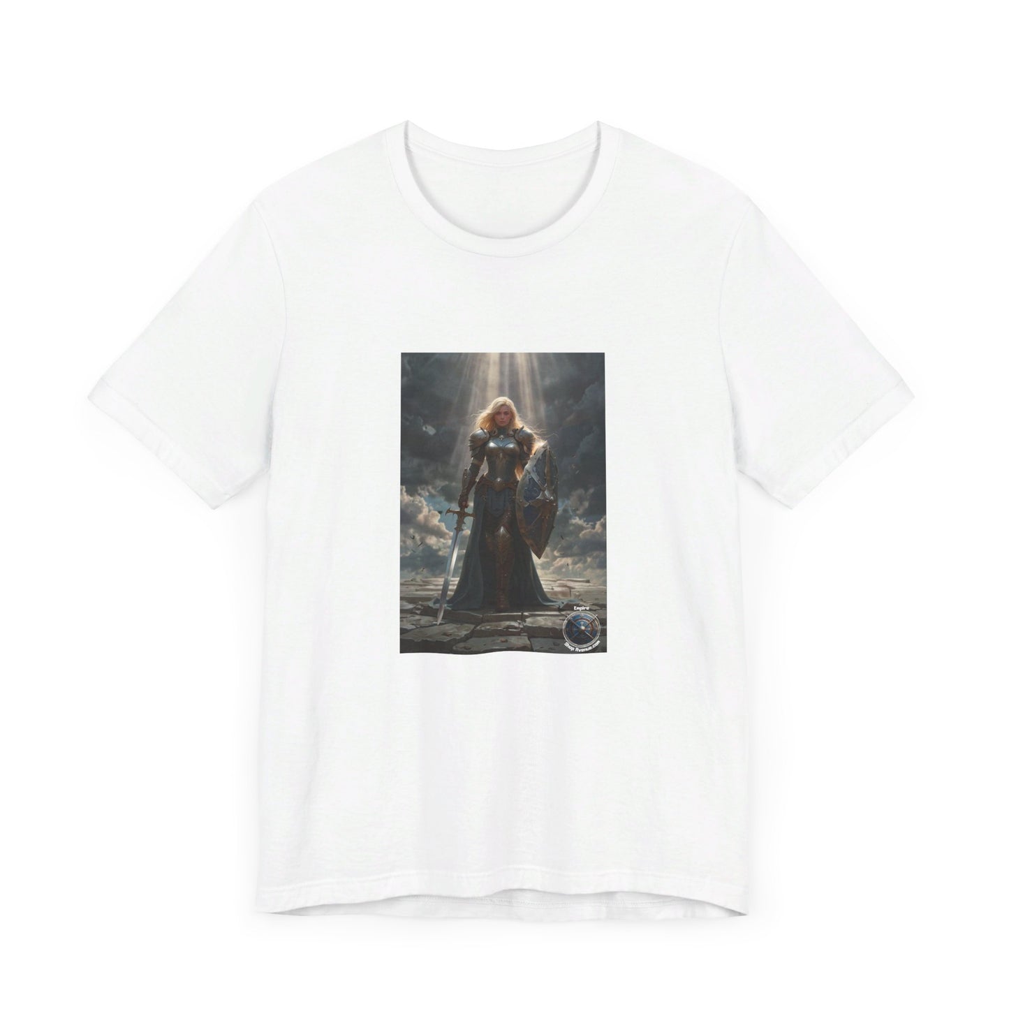 JOAN OF ARK LIKE FEMALE WARRIOR Unisex Jersey Short Sleeve Tee