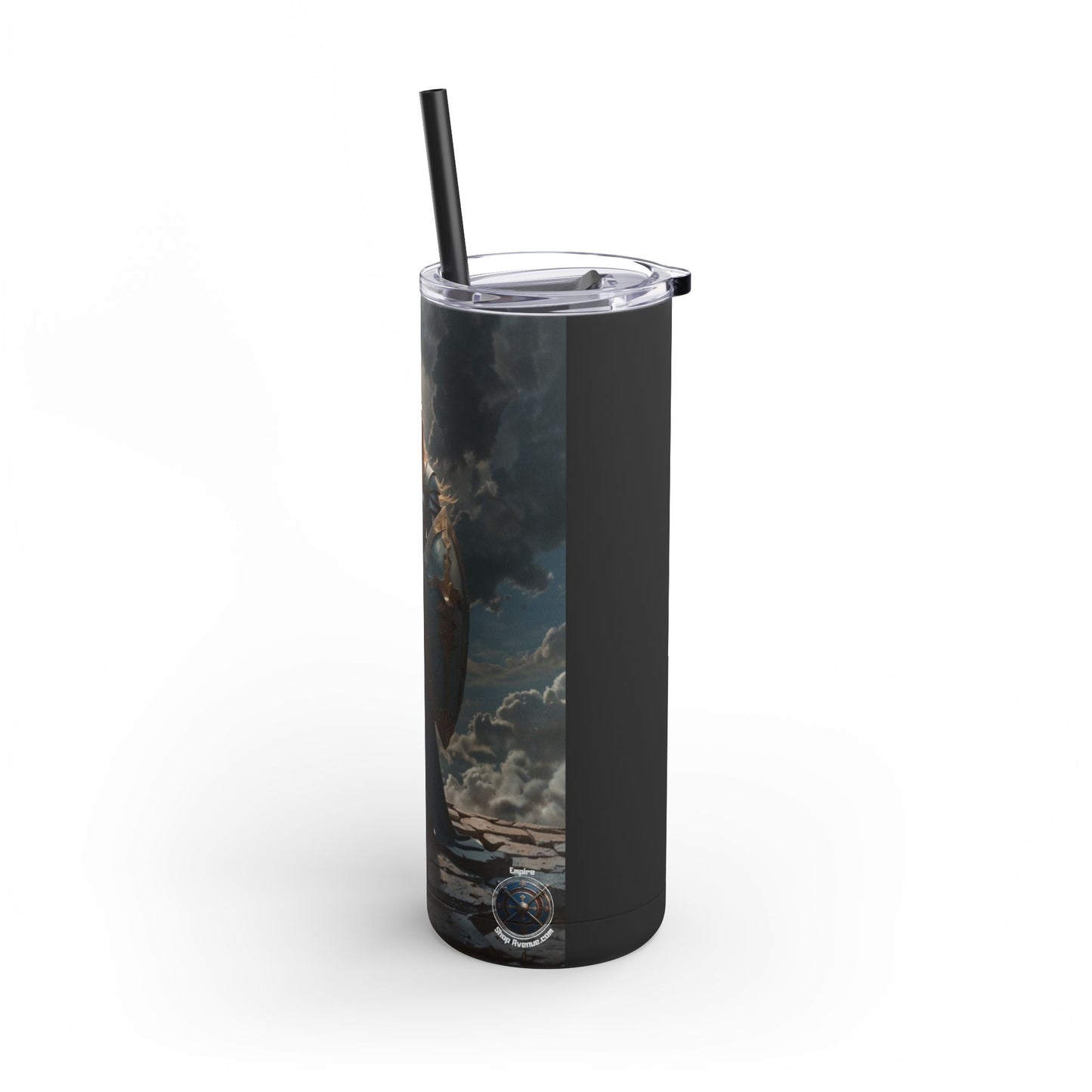 JOAN OF ARK STYLE ARMORED WARRIOR Maars Maker Skinny Matte Tumbler, 20oz