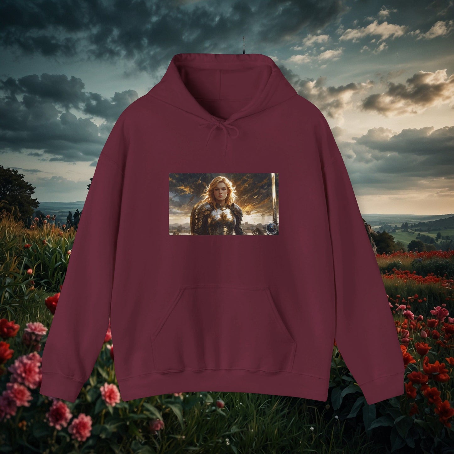 BLONDE WARRIOR Unisex Heavy Blend™ Hooded Sweatshirt