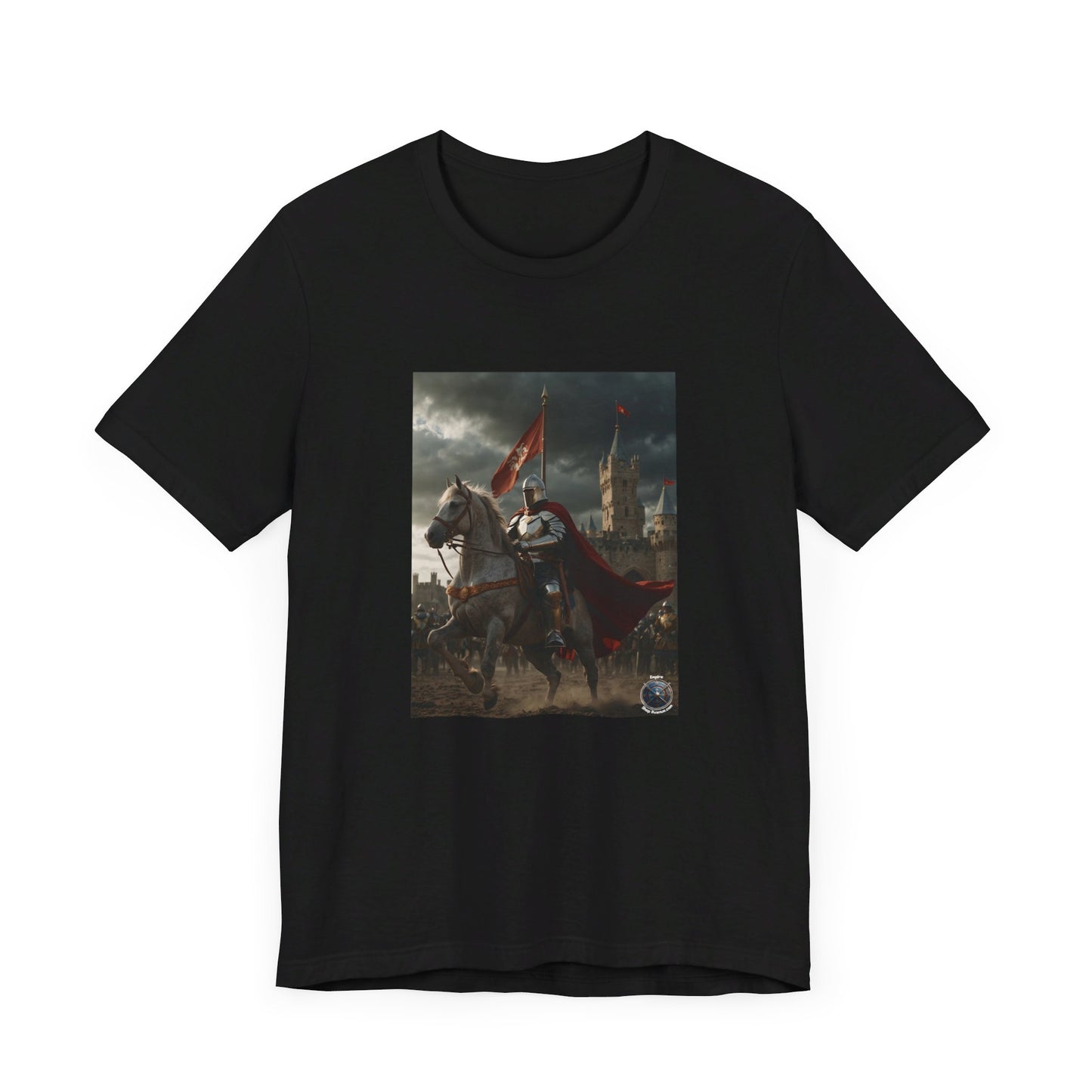 KNIGHT AND CASTLE Unisex Jersey Short Sleeve Tee