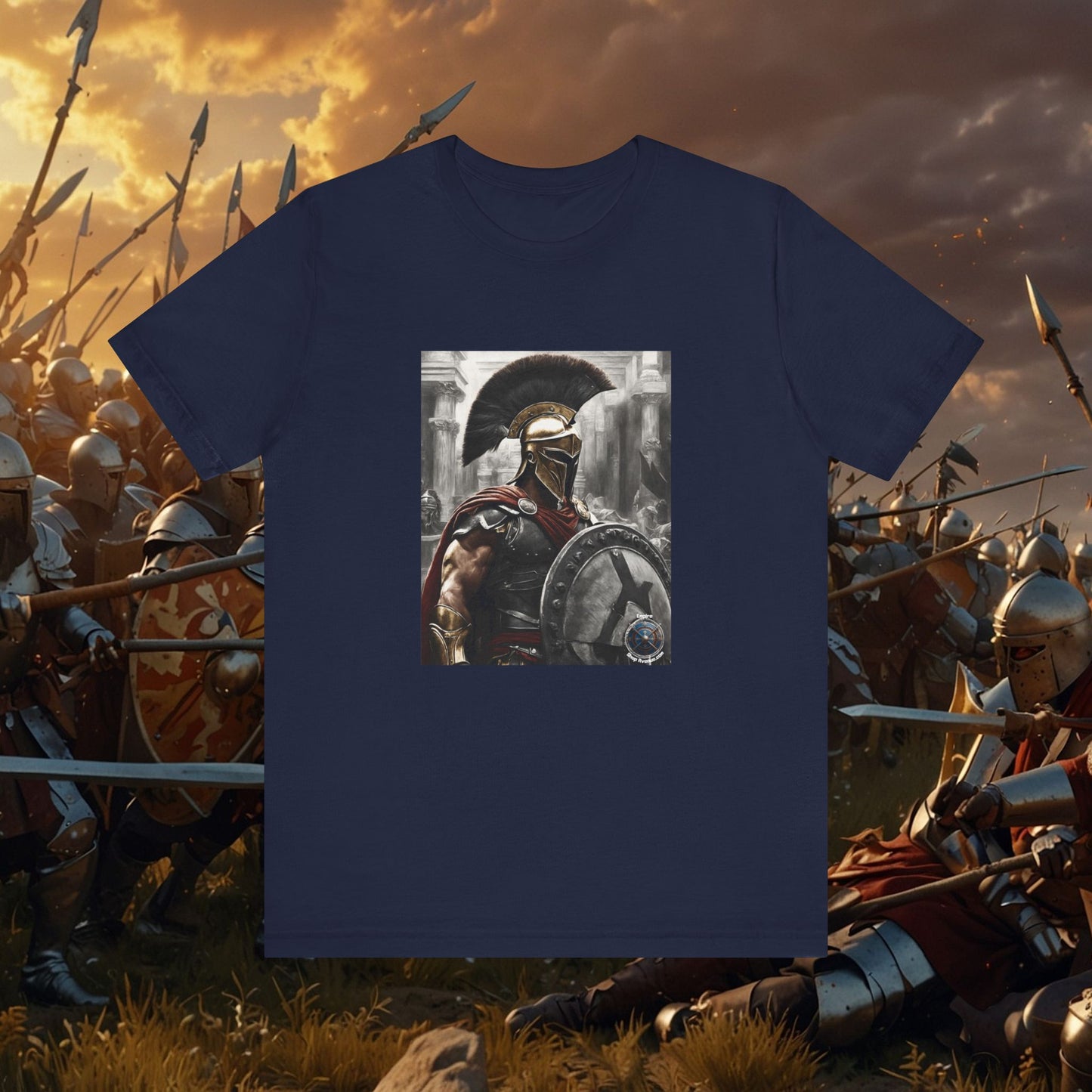 GREEK HOPLITE Unisex Jersey Short Sleeve Tee