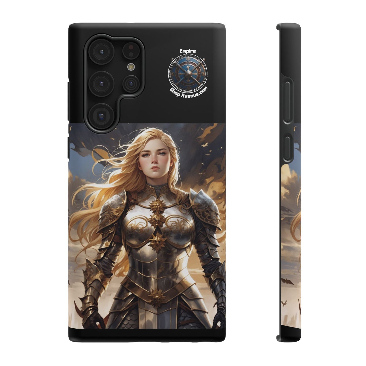ARMORED WOMAN WARRIOR Impact-Resistant Cases