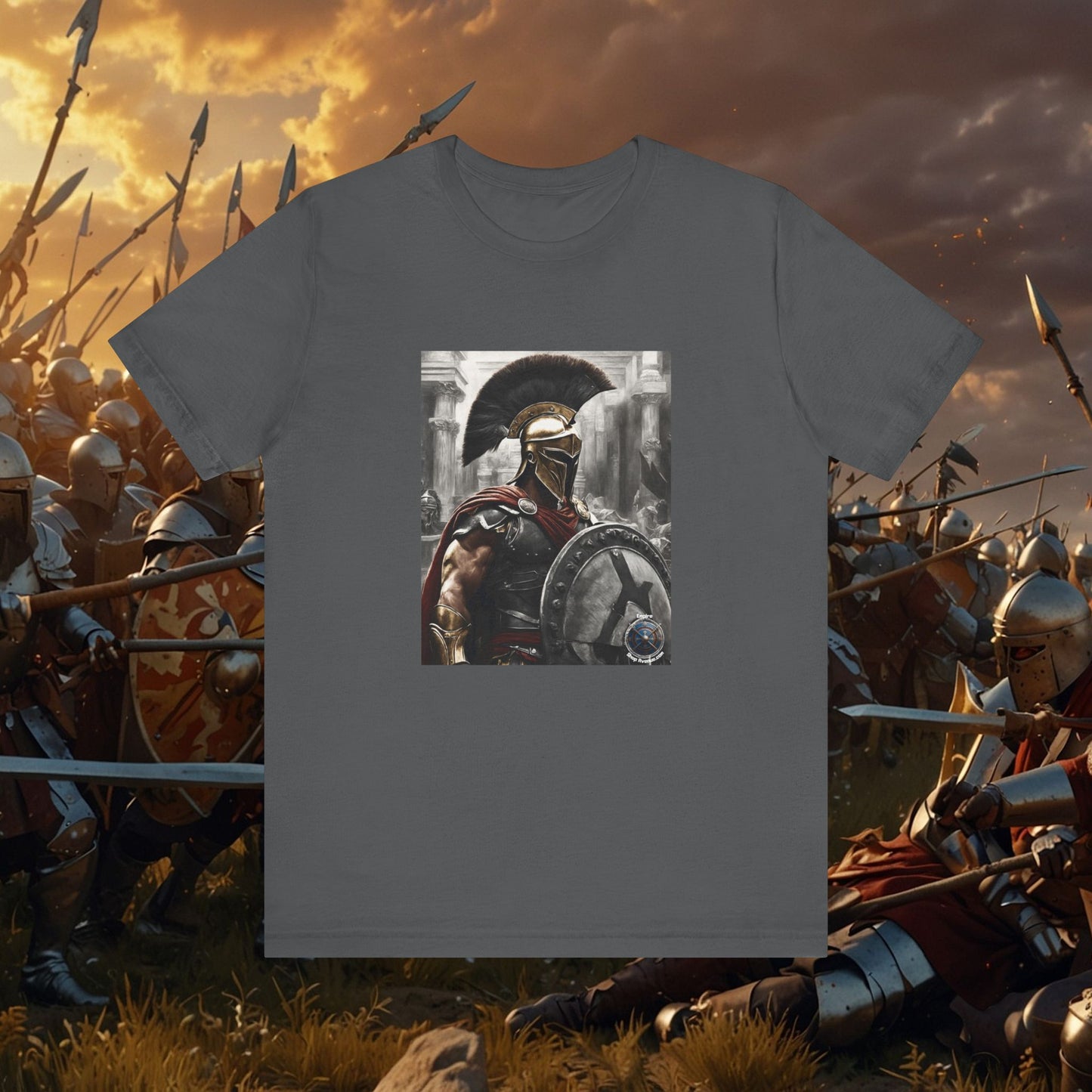 GREEK HOPLITE Unisex Jersey Short Sleeve Tee
