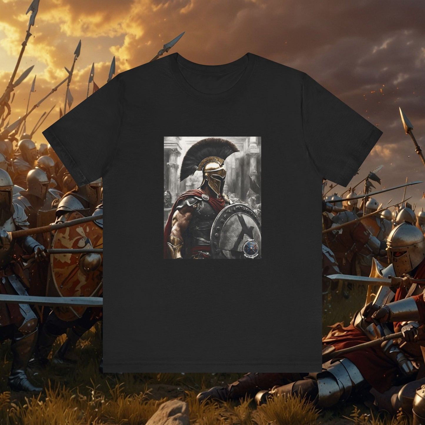 GREEK HOPLITE Unisex Jersey Short Sleeve Tee