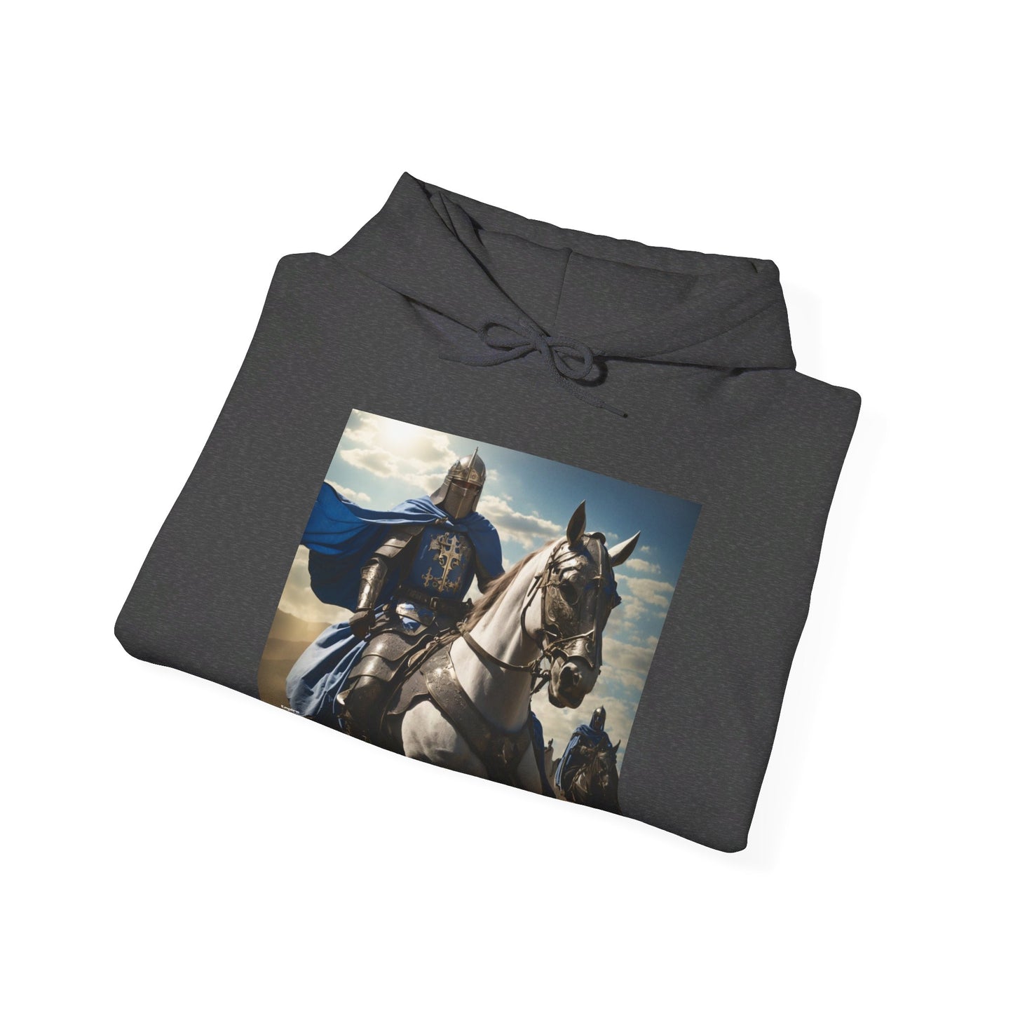 MOUNTED BLUE KNIGHT Unisex Heavy Blend™ Hooded Sweatshirt
