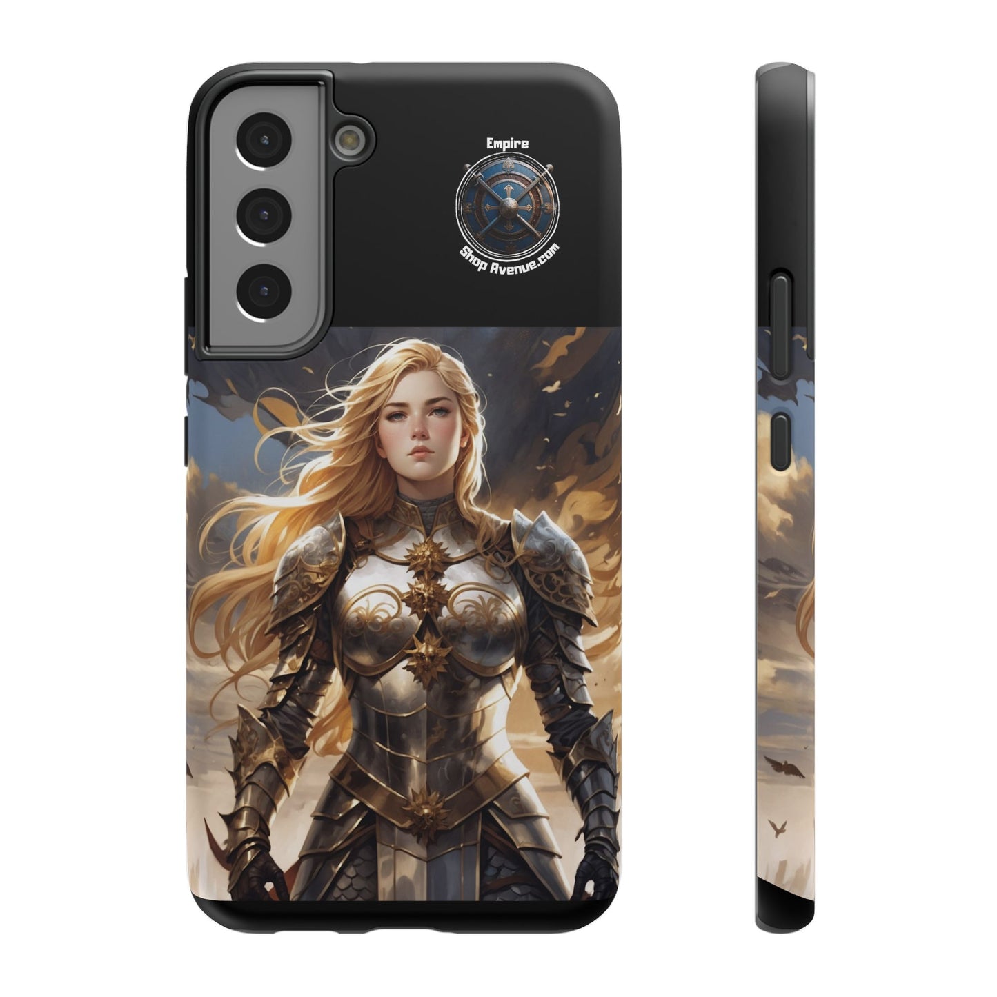 ARMORED WOMAN WARRIOR Impact-Resistant Cases