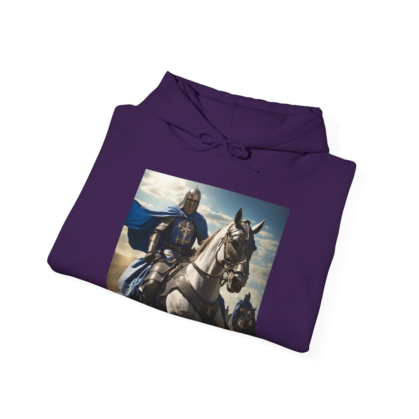 MOUNTED BLUE KNIGHT Unisex Heavy Blend™ Hooded Sweatshirt