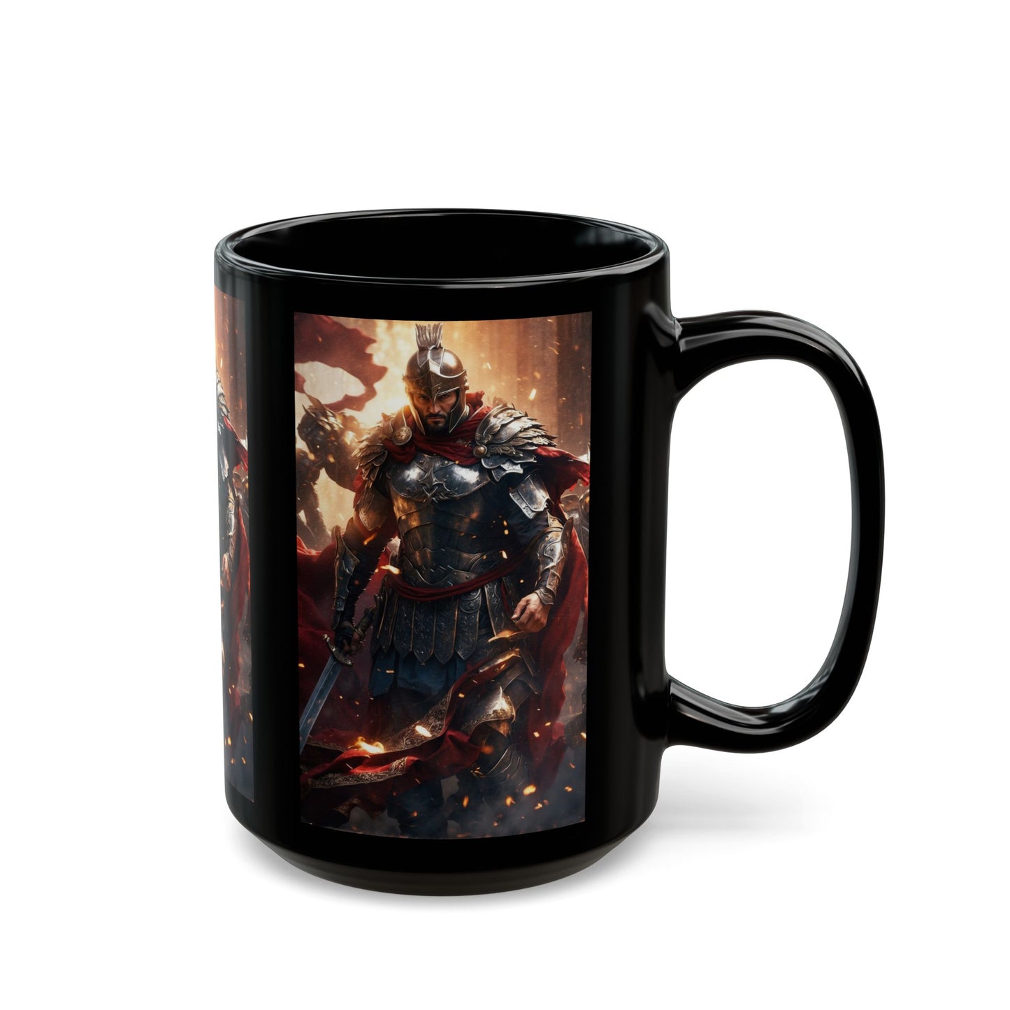 ROMAN OFFICER Black Mug (11oz, 15oz)