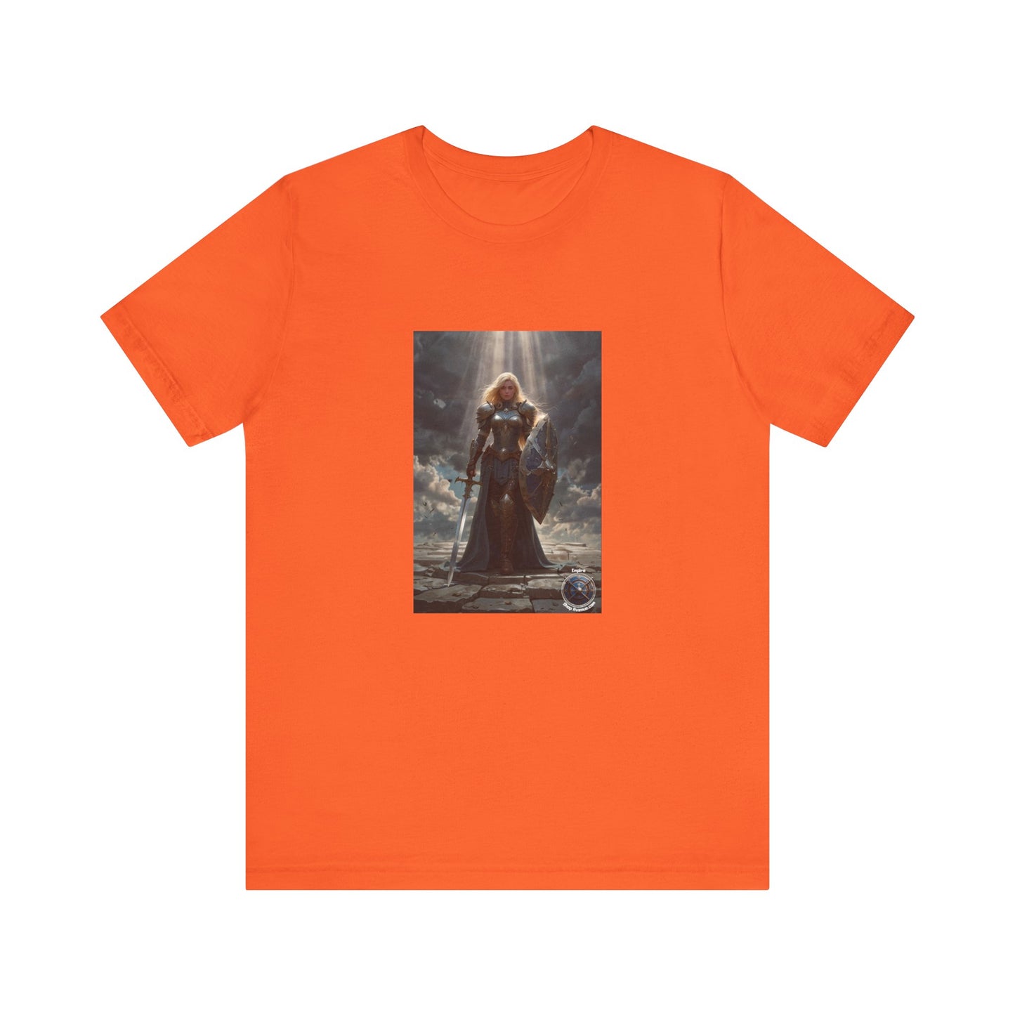 JOAN OF ARK LIKE FEMALE WARRIOR Unisex Jersey Short Sleeve Tee