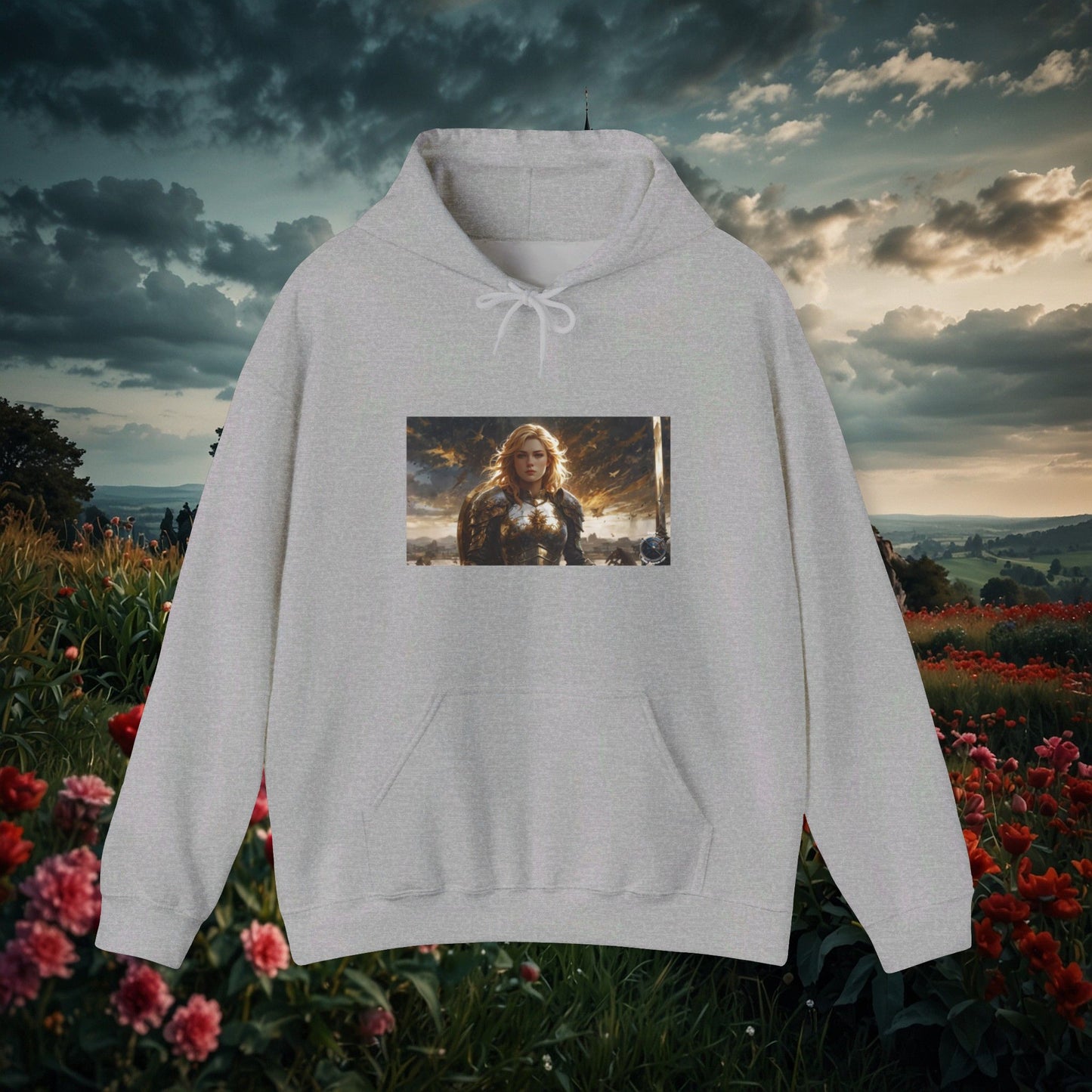 BLONDE WARRIOR Unisex Heavy Blend™ Hooded Sweatshirt