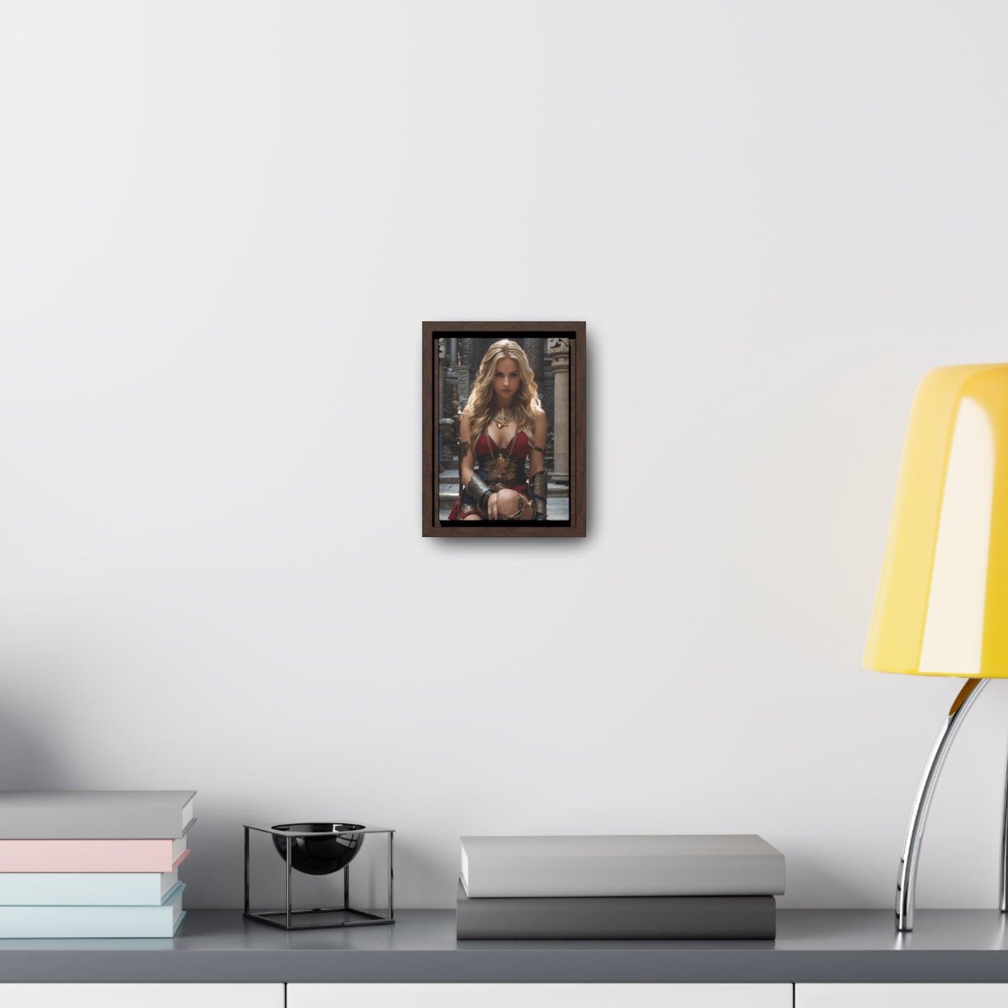 AMAZON GODDESS RED Gallery Canvas Wraps, Vertical Frame