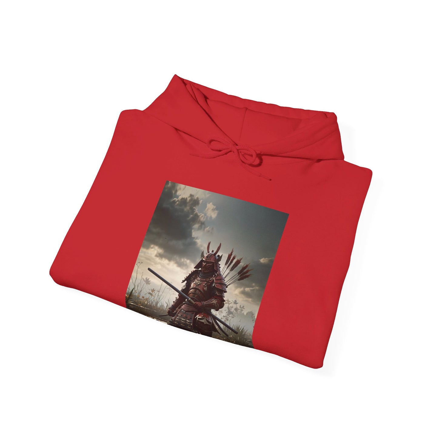 FULL RED SAMURAI Unisex Heavy Blend™ Hooded Sweatshirt
