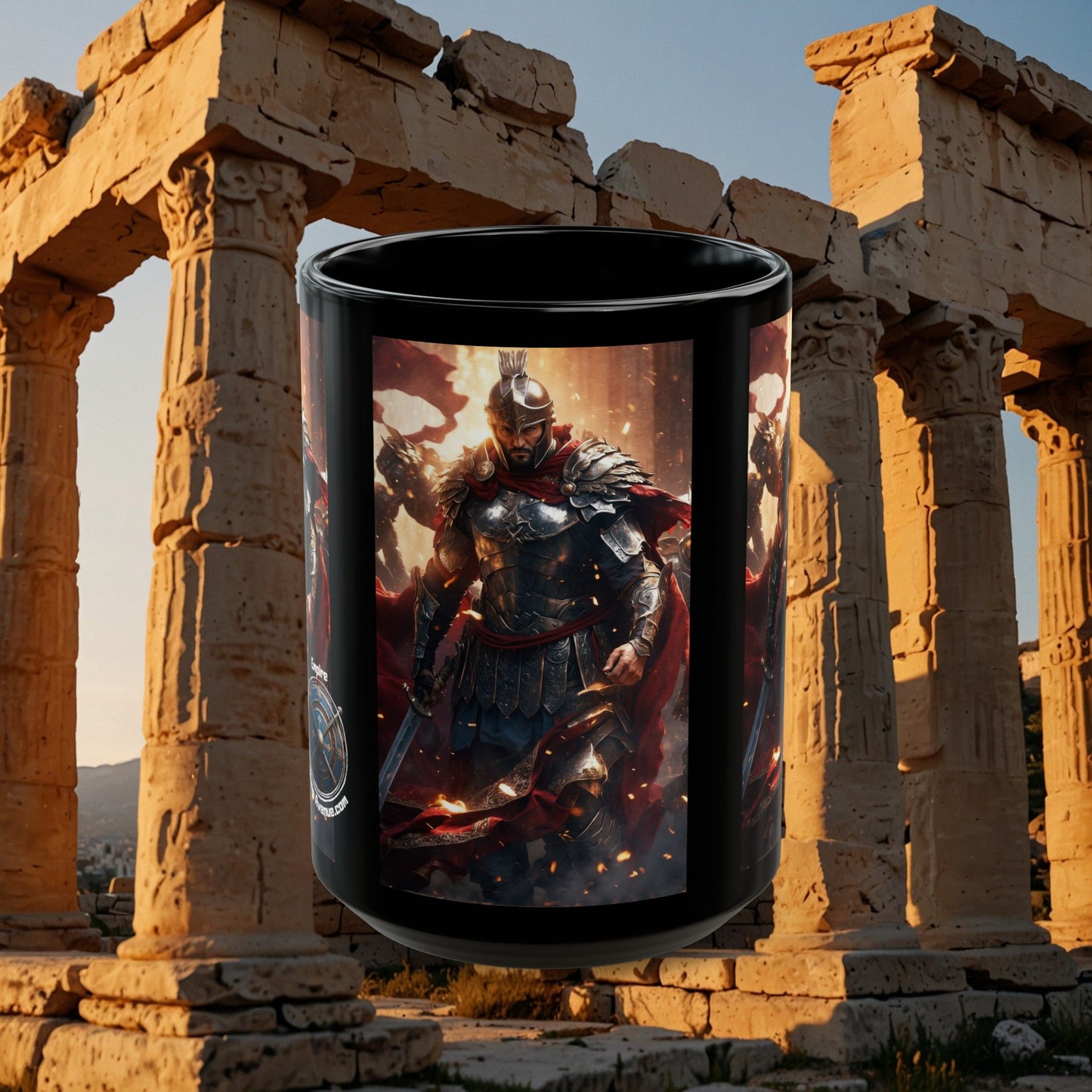 ROMAN OFFICER Black Mug (11oz, 15oz)