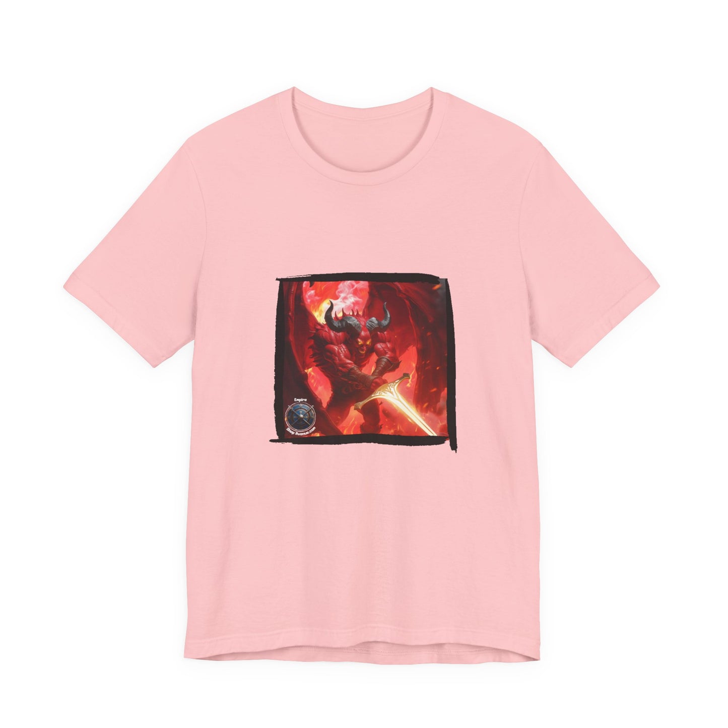 Devil Jersey Short Sleeve Tee - Fantasy worlds devil t-shirt