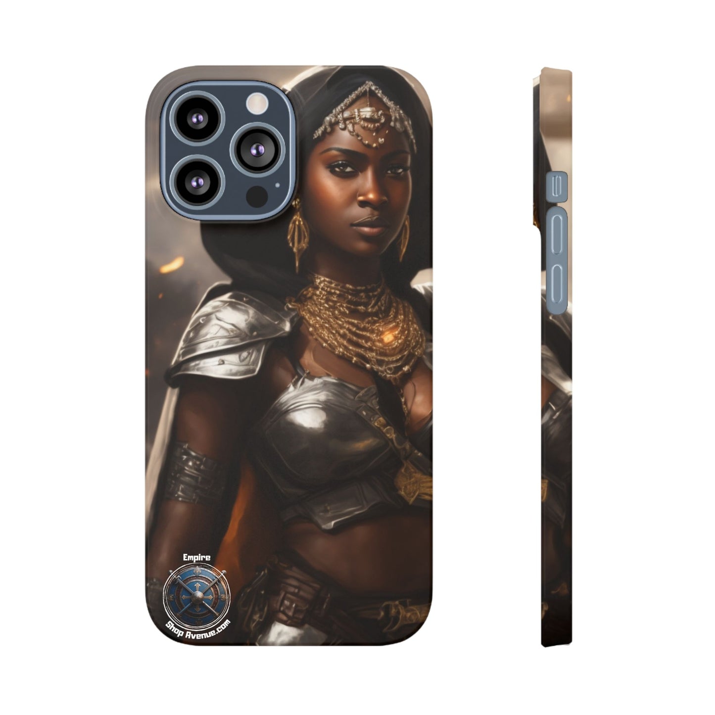 AFRICAN WOMAN WARRIOR Slim Cases