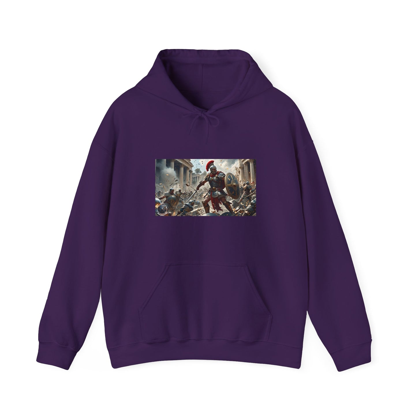 GREEK WAR SCENE Unisex Heavy Blend™ Hooded Sweatshirt