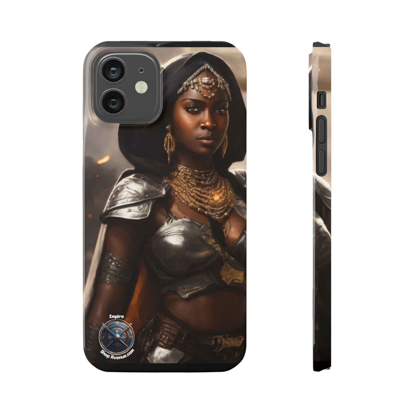 AFRICAN WOMAN WARRIOR Slim Cases