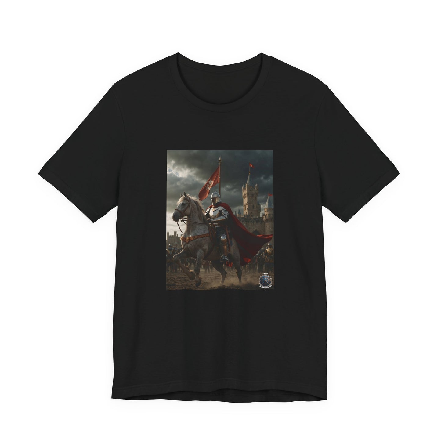 KNIGHT AND CASTLE Unisex Jersey Short Sleeve Tee