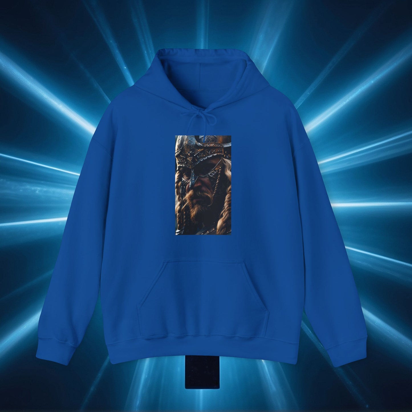 Sweat à capuche unisexe Heavy Blend™ VISAGE VIKING LÉGENDAIRE 