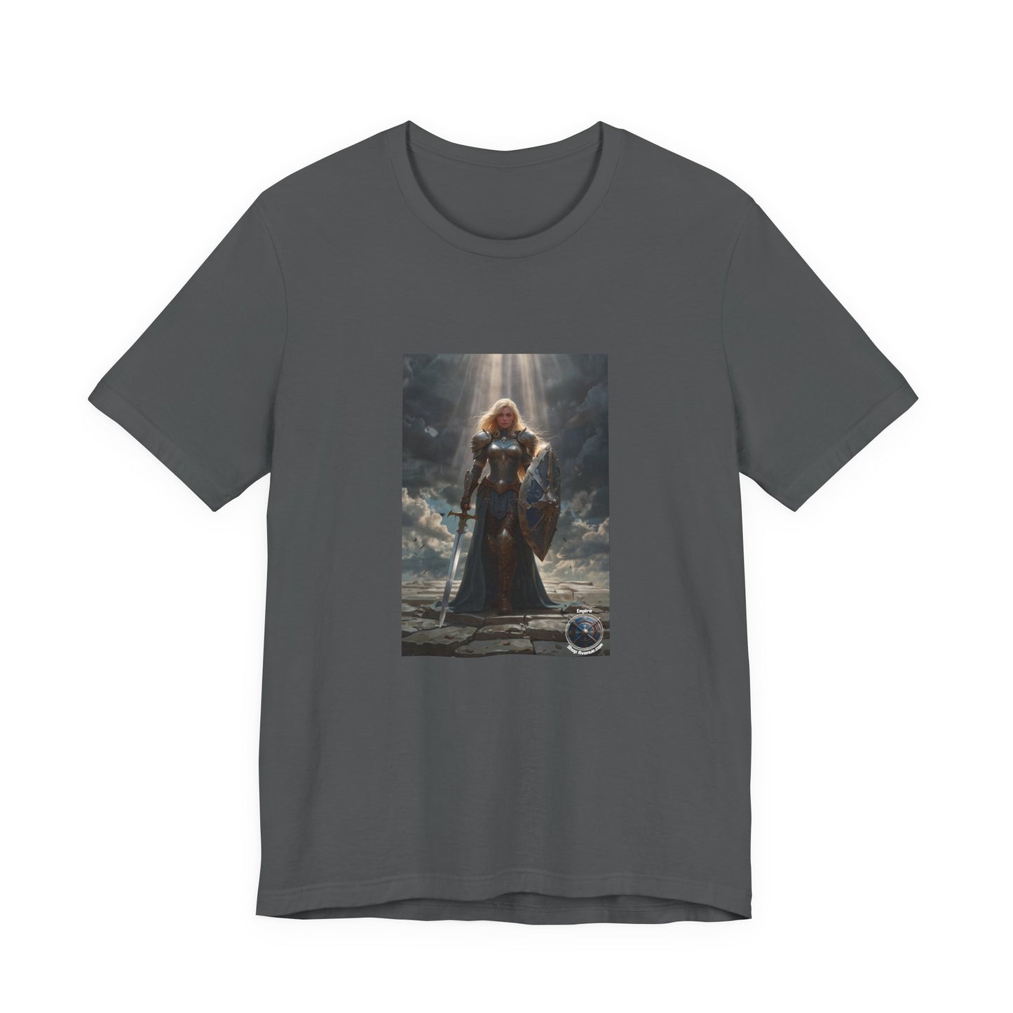 JOAN OF ARK LIKE FEMALE WARRIOR Unisex Jersey Short Sleeve Tee