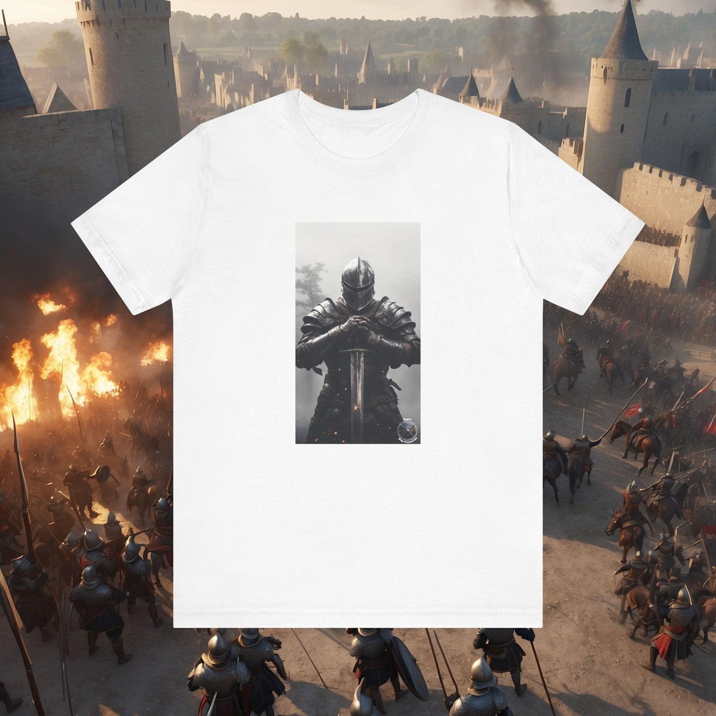 FULL PLATE ARMOR KNIGHT Unisex Jersey Short Sleeve Tee