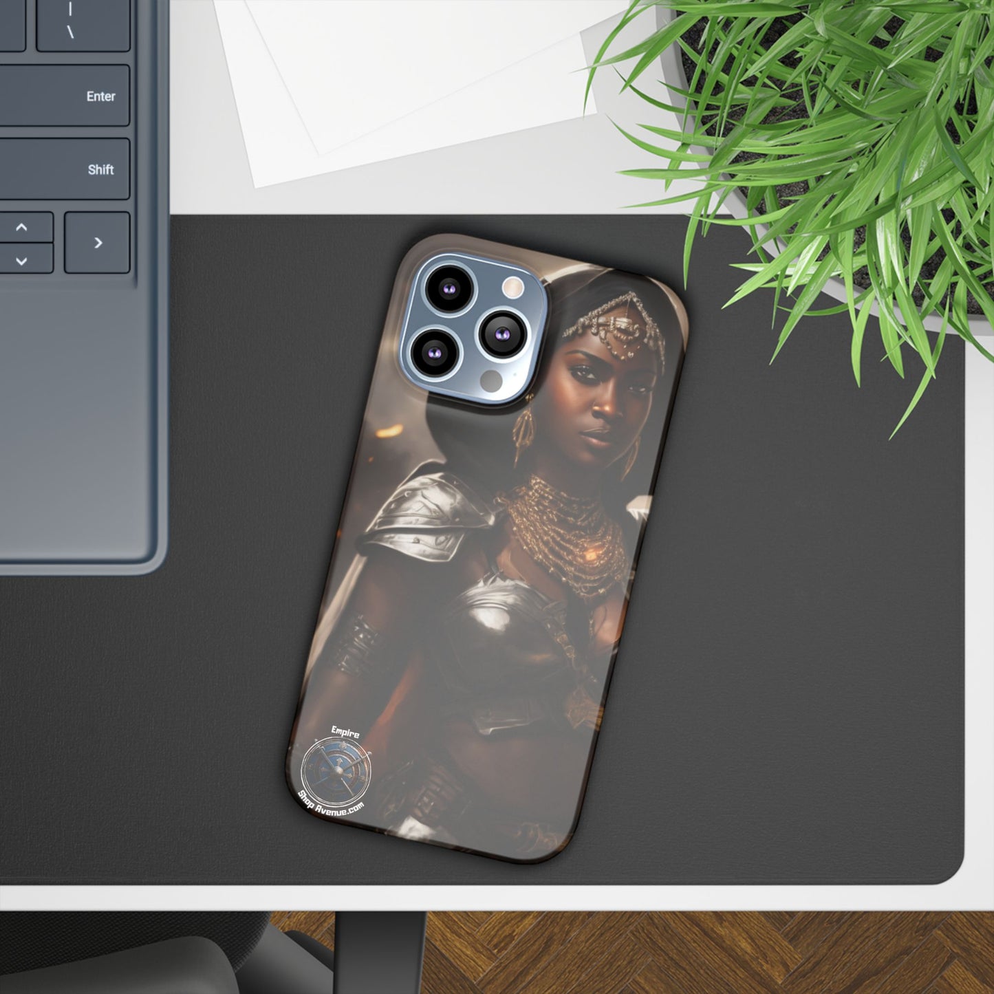 AFRICAN WOMAN WARRIOR Slim Cases