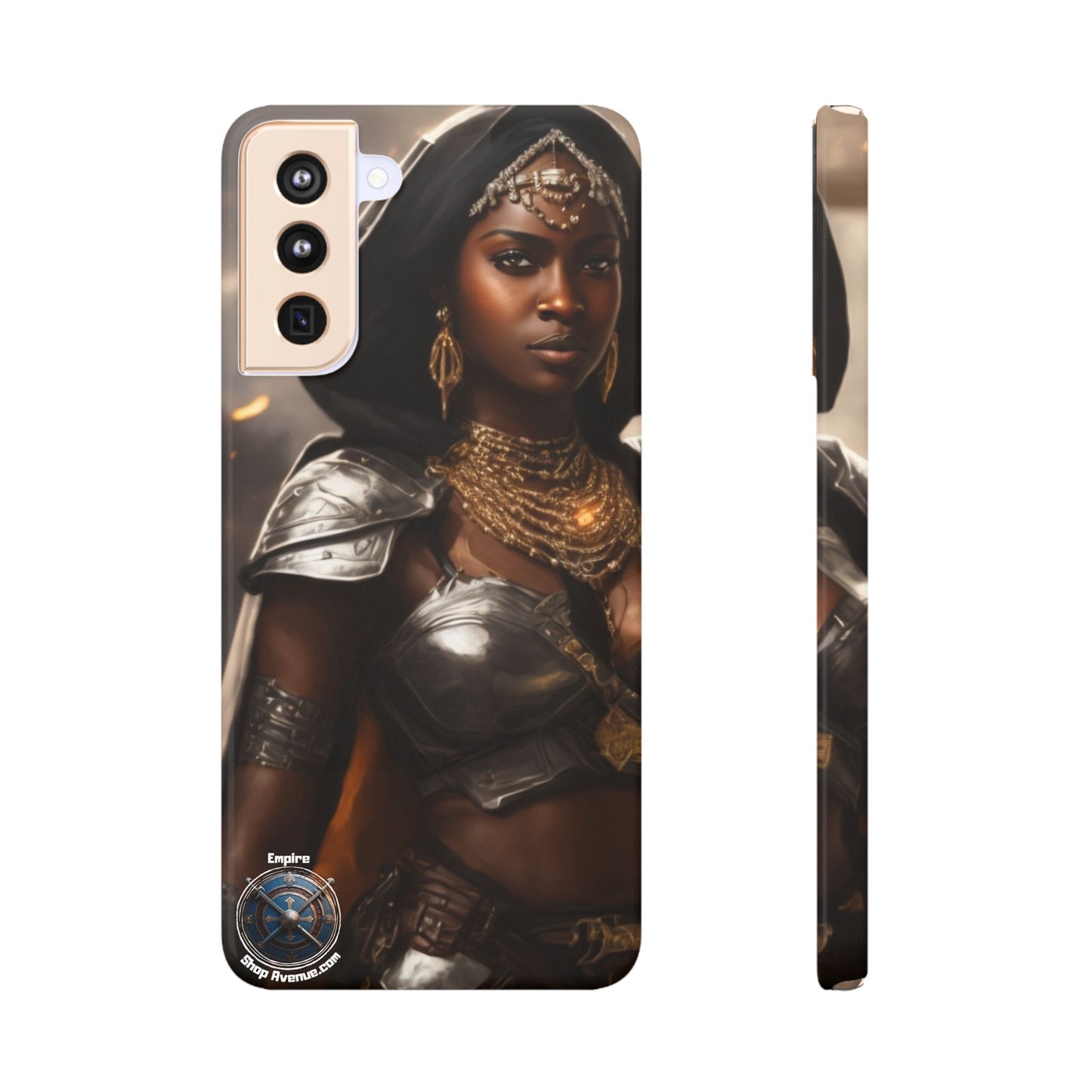 AFRICAN WOMAN WARRIOR Slim Cases