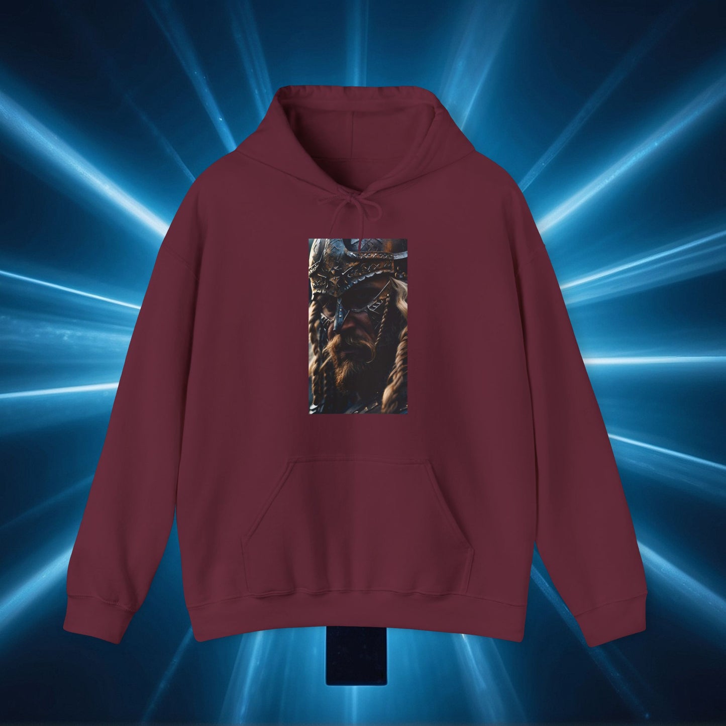 Sweat à capuche unisexe Heavy Blend™ VISAGE VIKING LÉGENDAIRE 