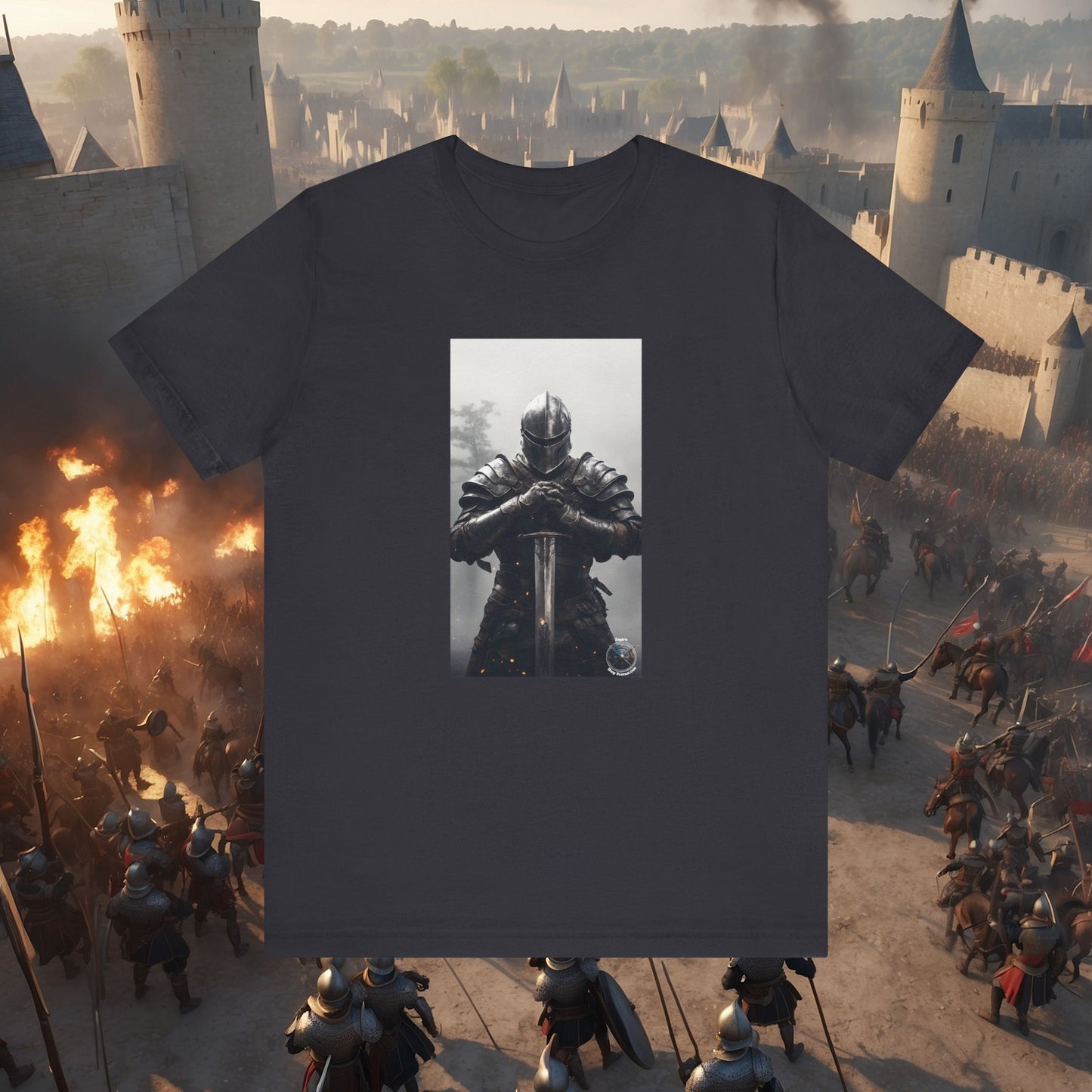 FULL PLATE ARMOR KNIGHT Unisex Jersey Short Sleeve Tee