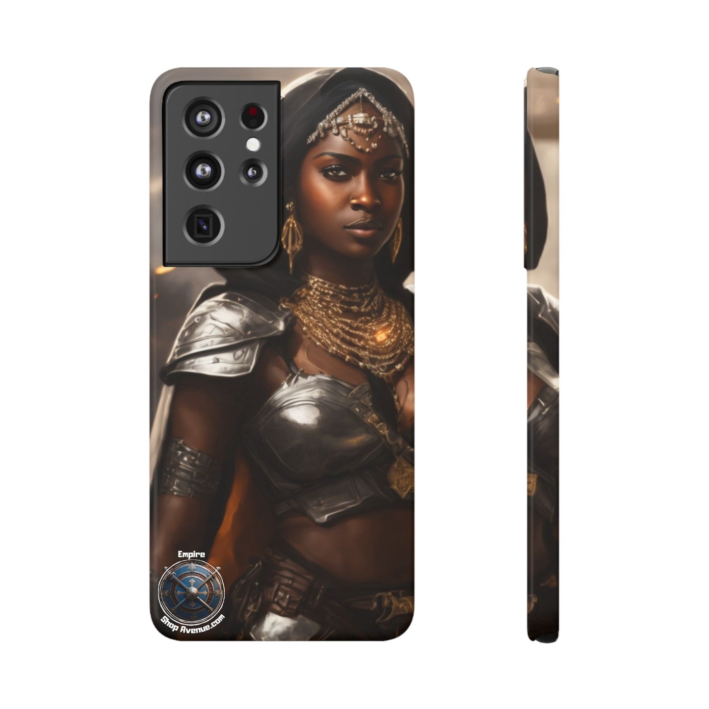 AFRICAN WOMAN WARRIOR Slim Cases