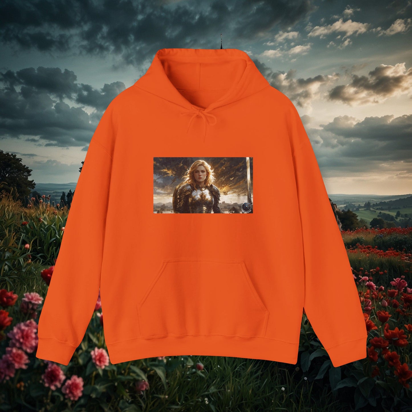 BLONDE WARRIOR Unisex Heavy Blend™ Hooded Sweatshirt