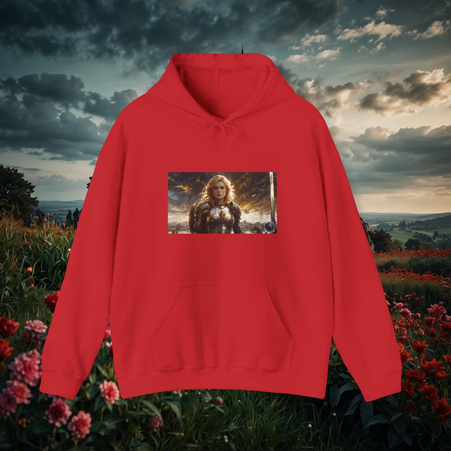 BLONDE WARRIOR Unisex Heavy Blend™ Hooded Sweatshirt