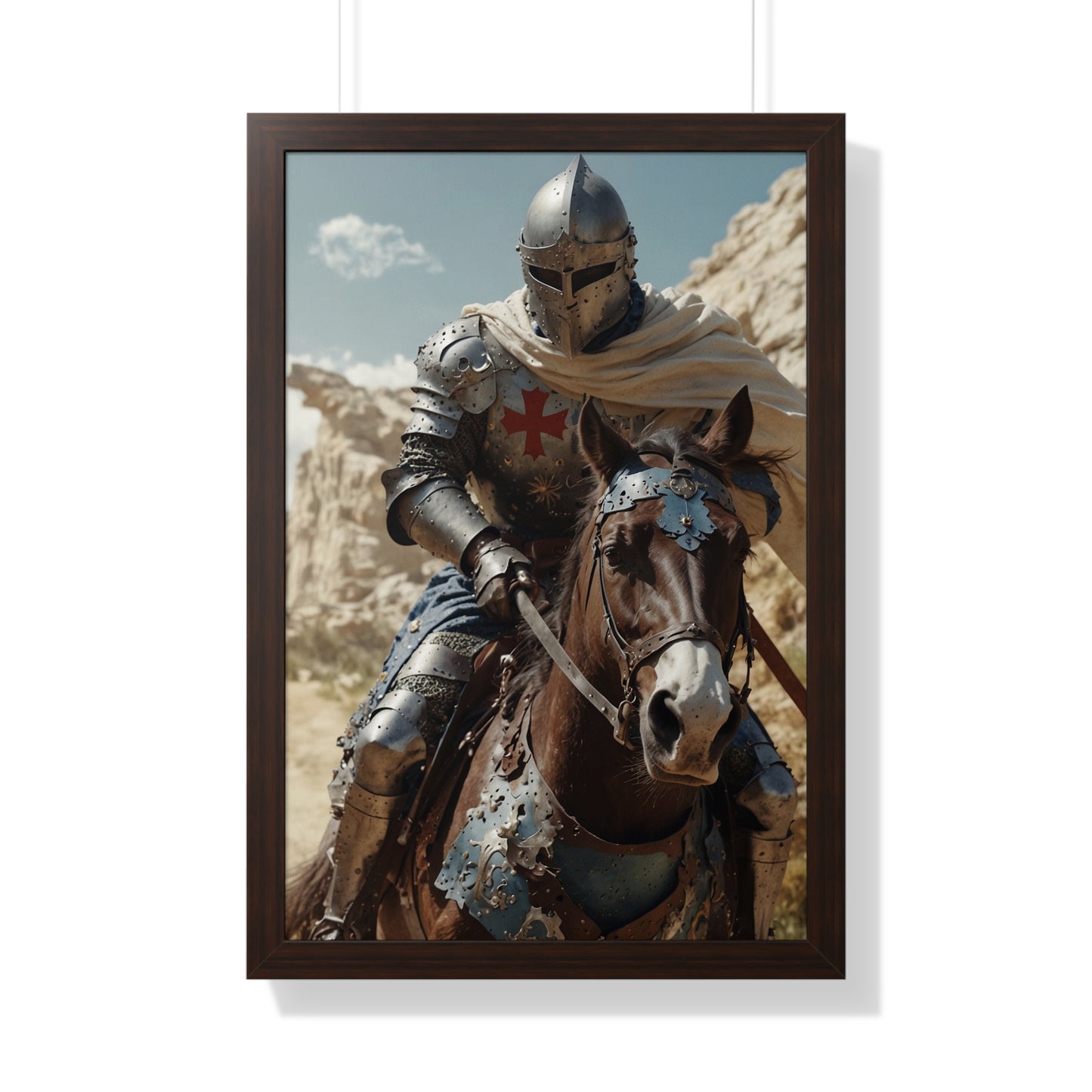 ULTIMATE KNIGHT CHARGE Framed Vertical Poster