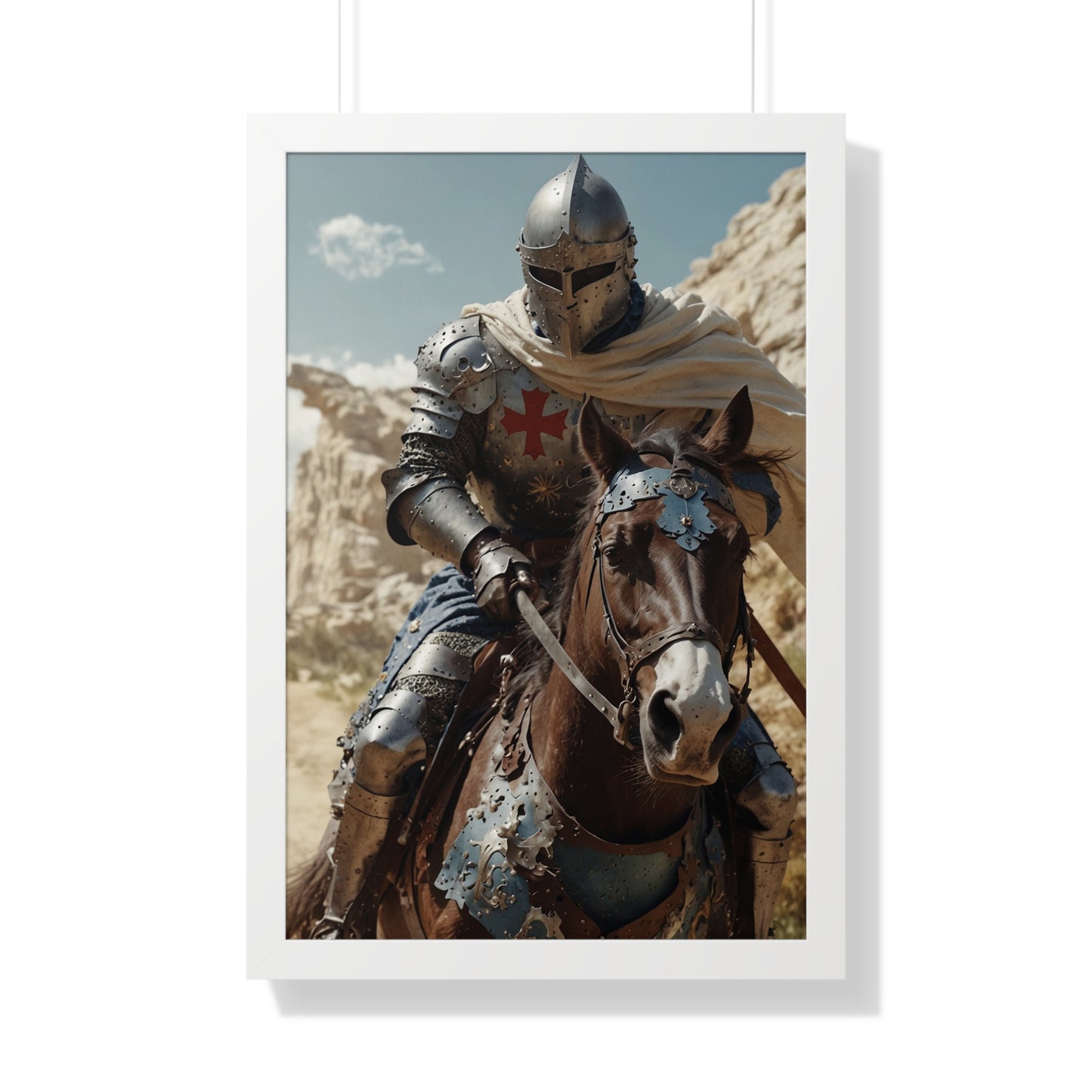 ULTIMATE KNIGHT CHARGE Framed Vertical Poster