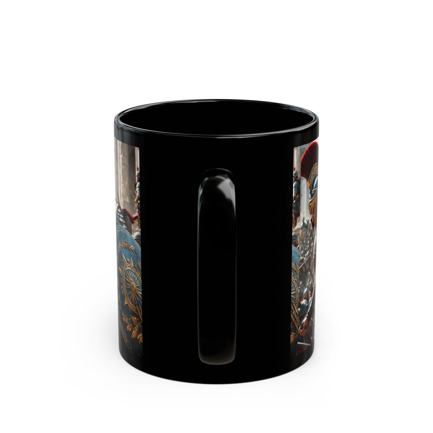 GREEK LEGENDARY HOPLITE Black Mug (11oz, 15oz)