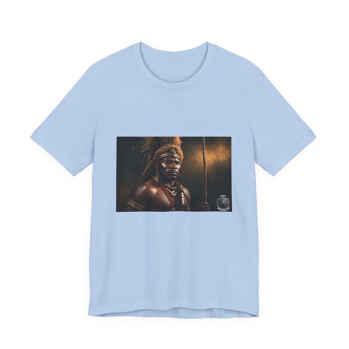 T-shirt à manches courtes unisexe en jersey ZULU WARRIOR 