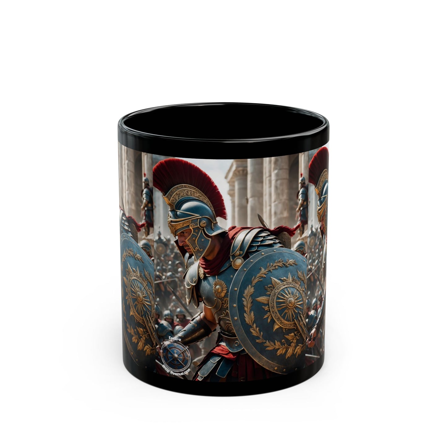 GREEK LEGENDARY HOPLITE Black Mug (11oz, 15oz)
