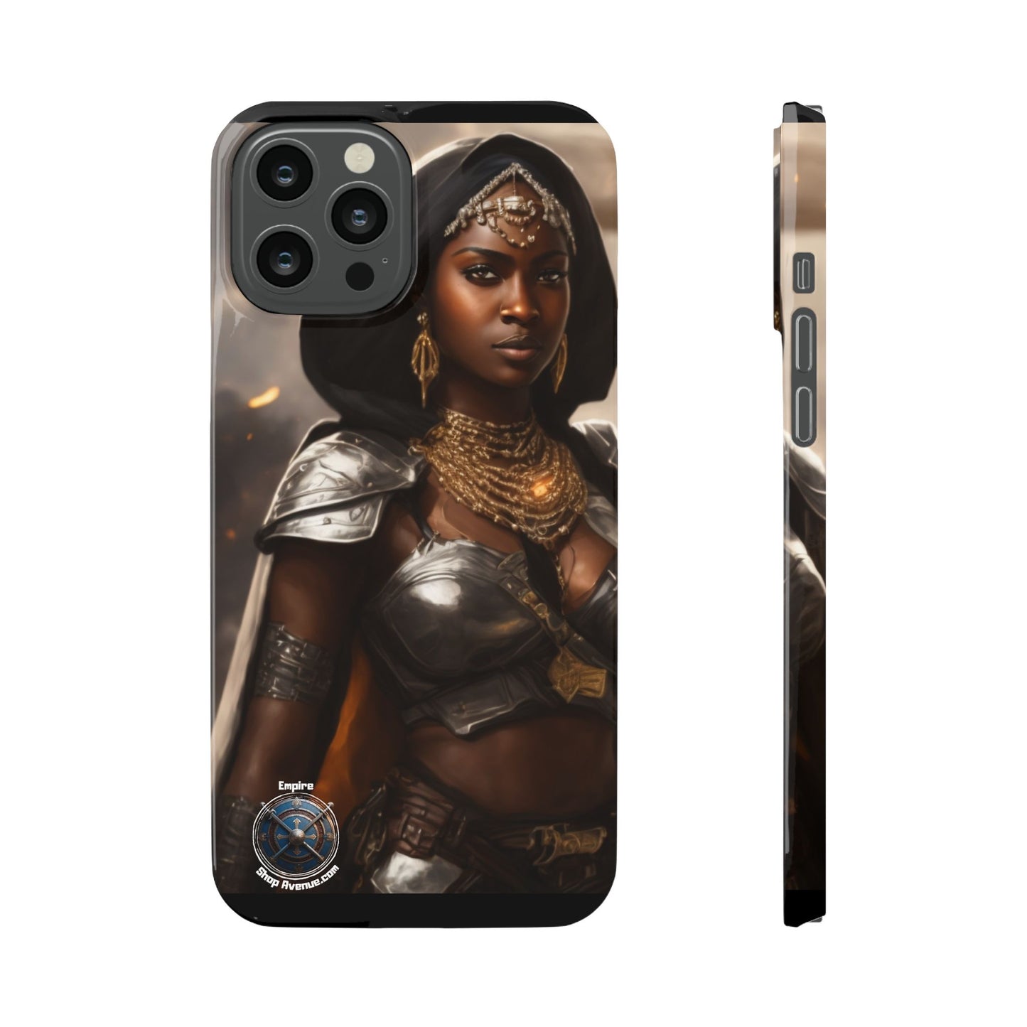 AFRICAN WOMAN WARRIOR Slim Cases