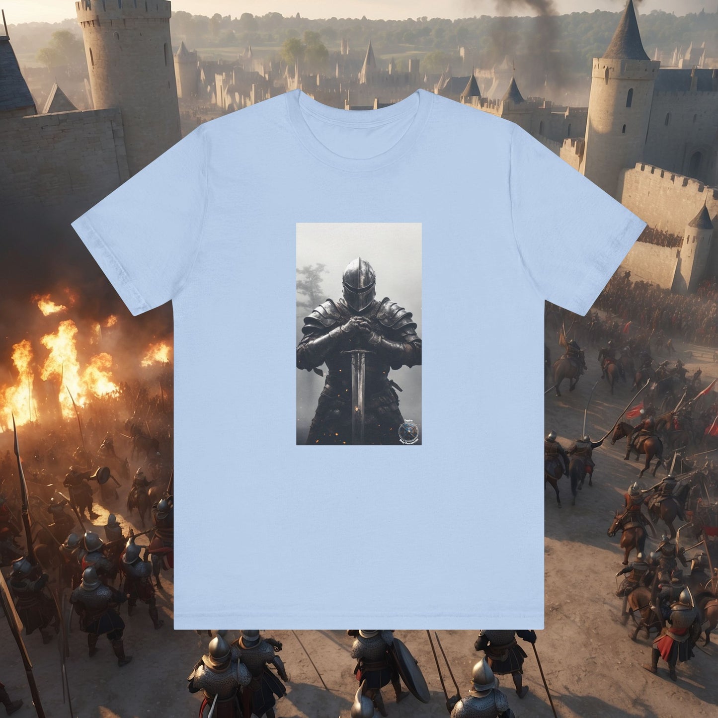 FULL PLATE ARMOR KNIGHT Unisex Jersey Short Sleeve Tee