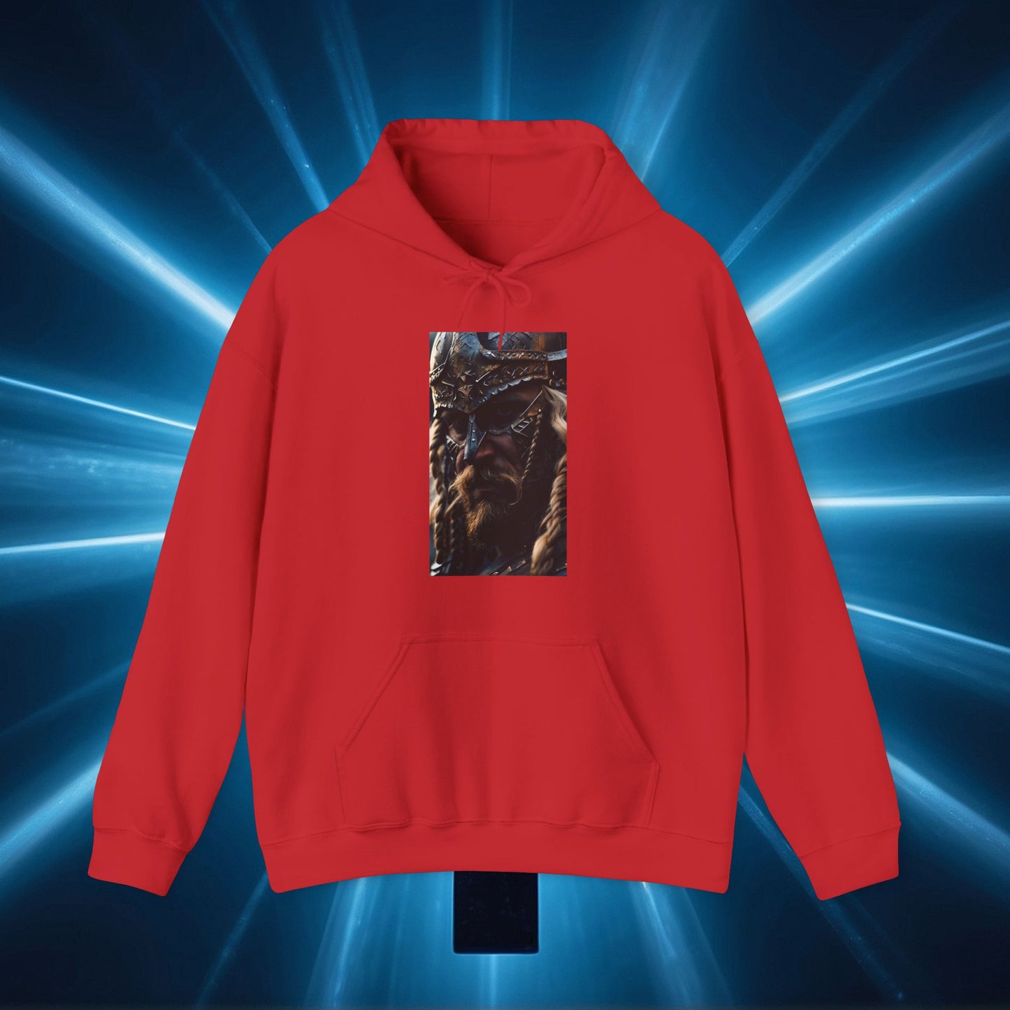Sweat à capuche unisexe Heavy Blend™ VISAGE VIKING LÉGENDAIRE 