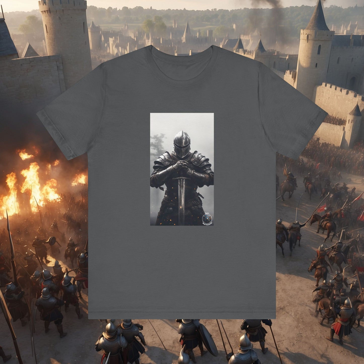 FULL PLATE ARMOR KNIGHT Unisex Jersey Short Sleeve Tee