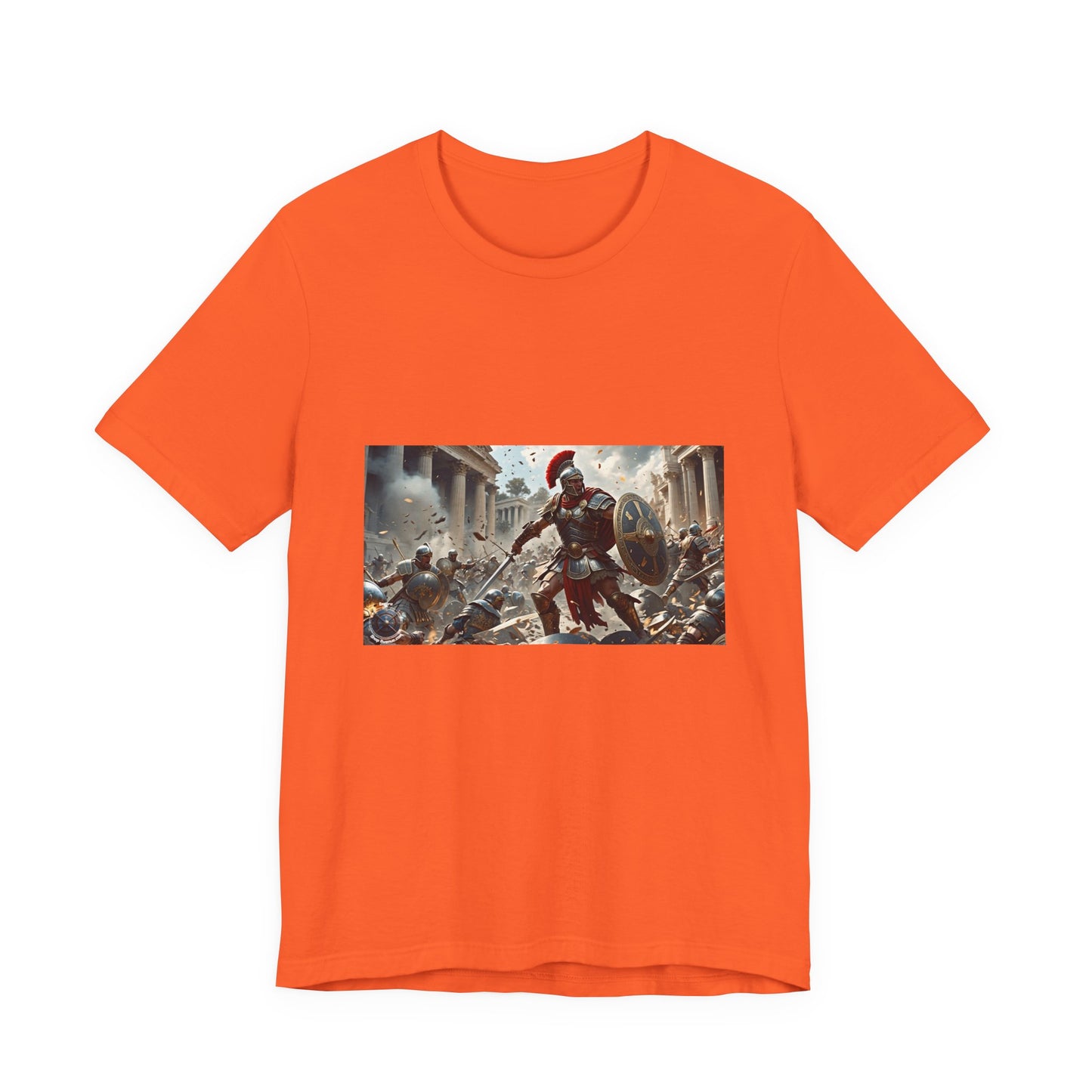 GREEK BATTLE SCENE Unisex Jersey Short Sleeve Tee