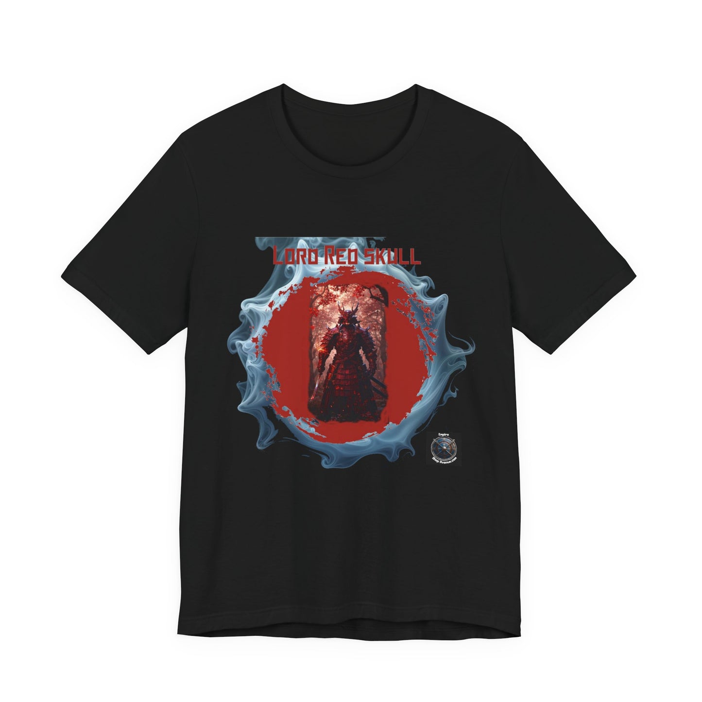 Red Skull Graphic Tee — 'Hard Red Skull' Horror Band Style T-Shirt