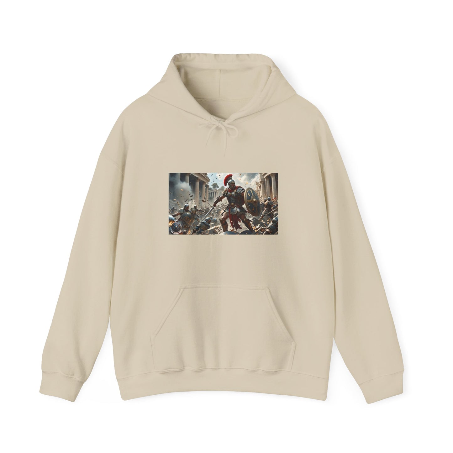 GREEK WAR SCENE Unisex Heavy Blend™ Hooded Sweatshirt