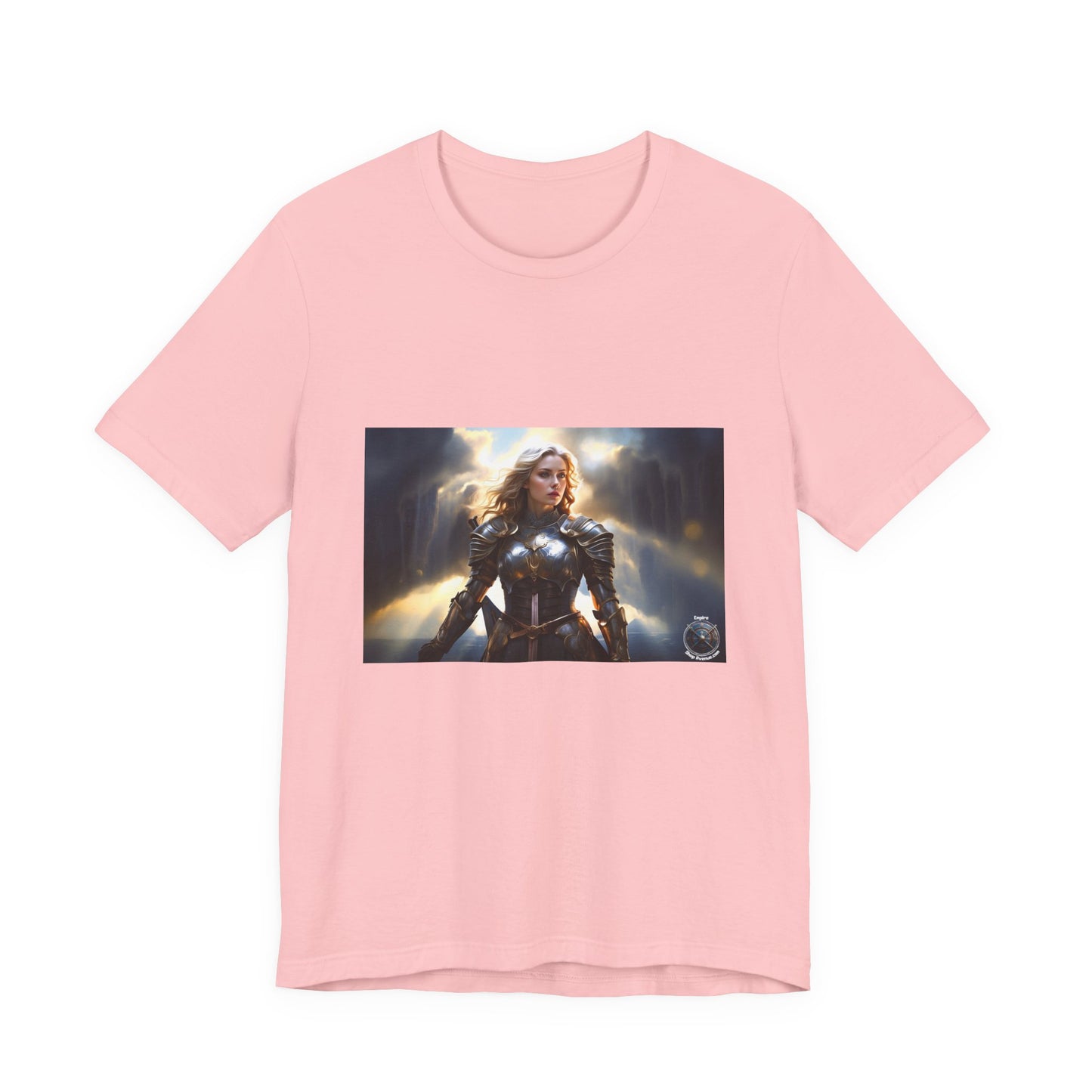 ARMORED WOMAN WARRIOR Unisex Jersey Short Sleeve Tee