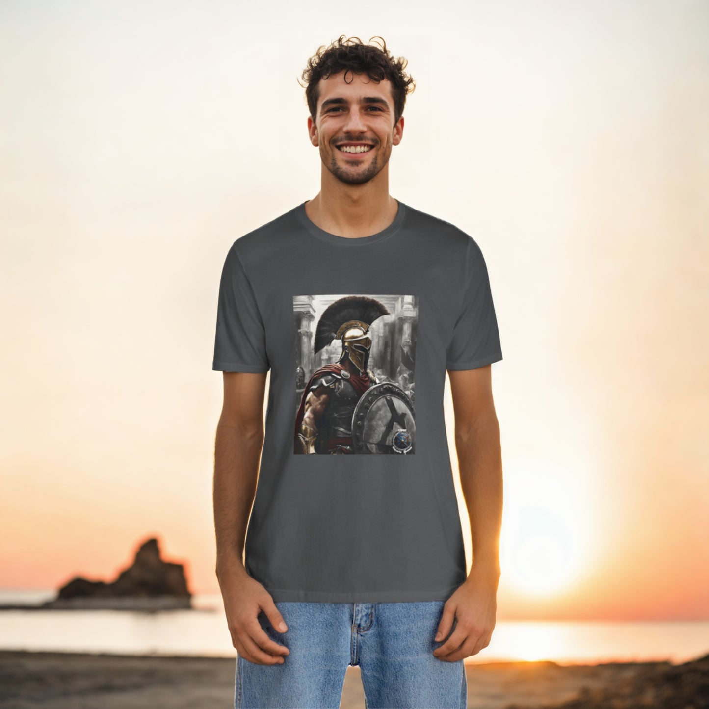 GREEK HOPLITE Unisex Jersey Short Sleeve Tee