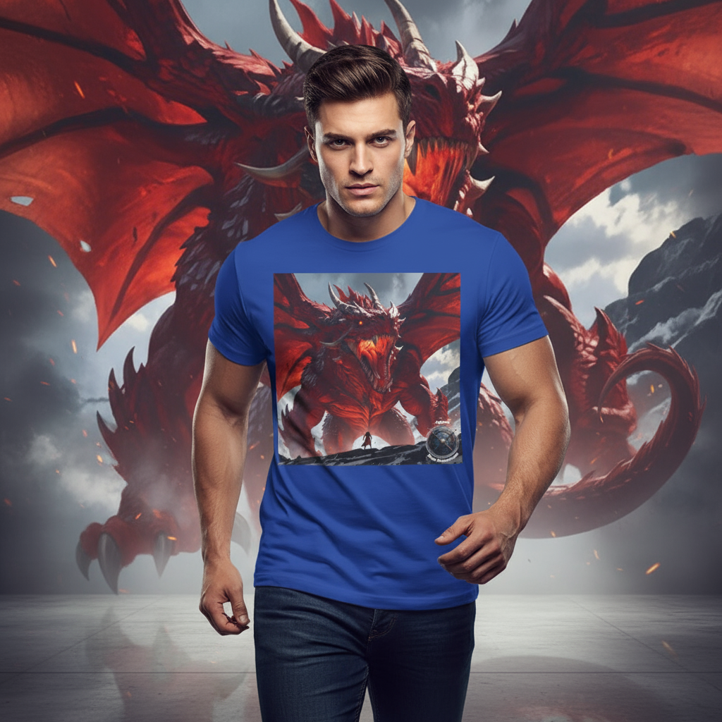 THE EPIC AND LEGENDARY DRAGON Unisex Jersey Short Sleeve Tee