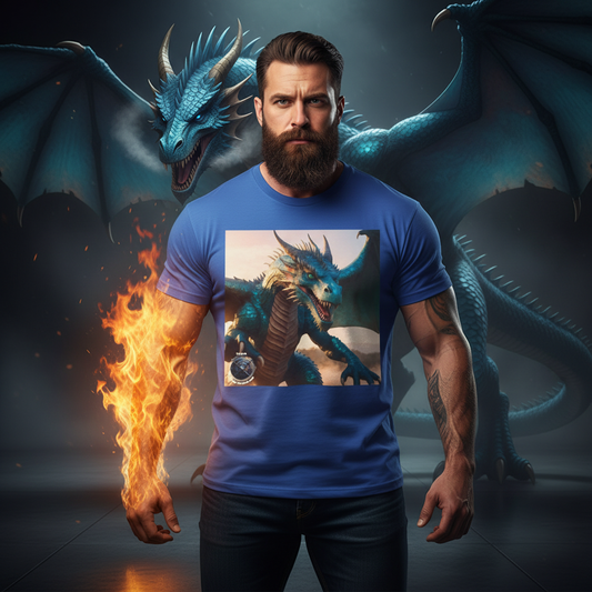 Blue dragon Unisex JerseyS hort Sleeve Tee - Blue dragon t-shirt