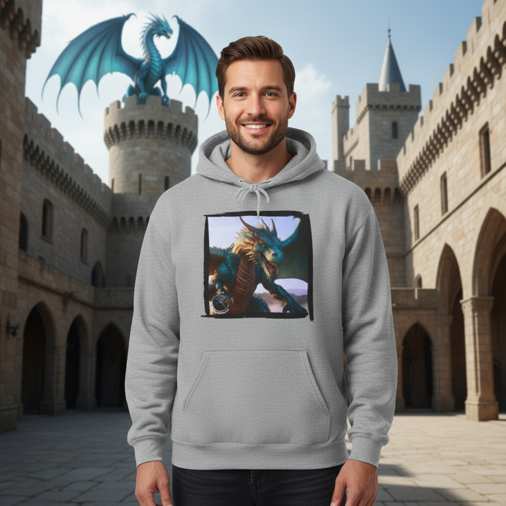 Dragon Hoodie – Fantasy Dragon Art Pullover